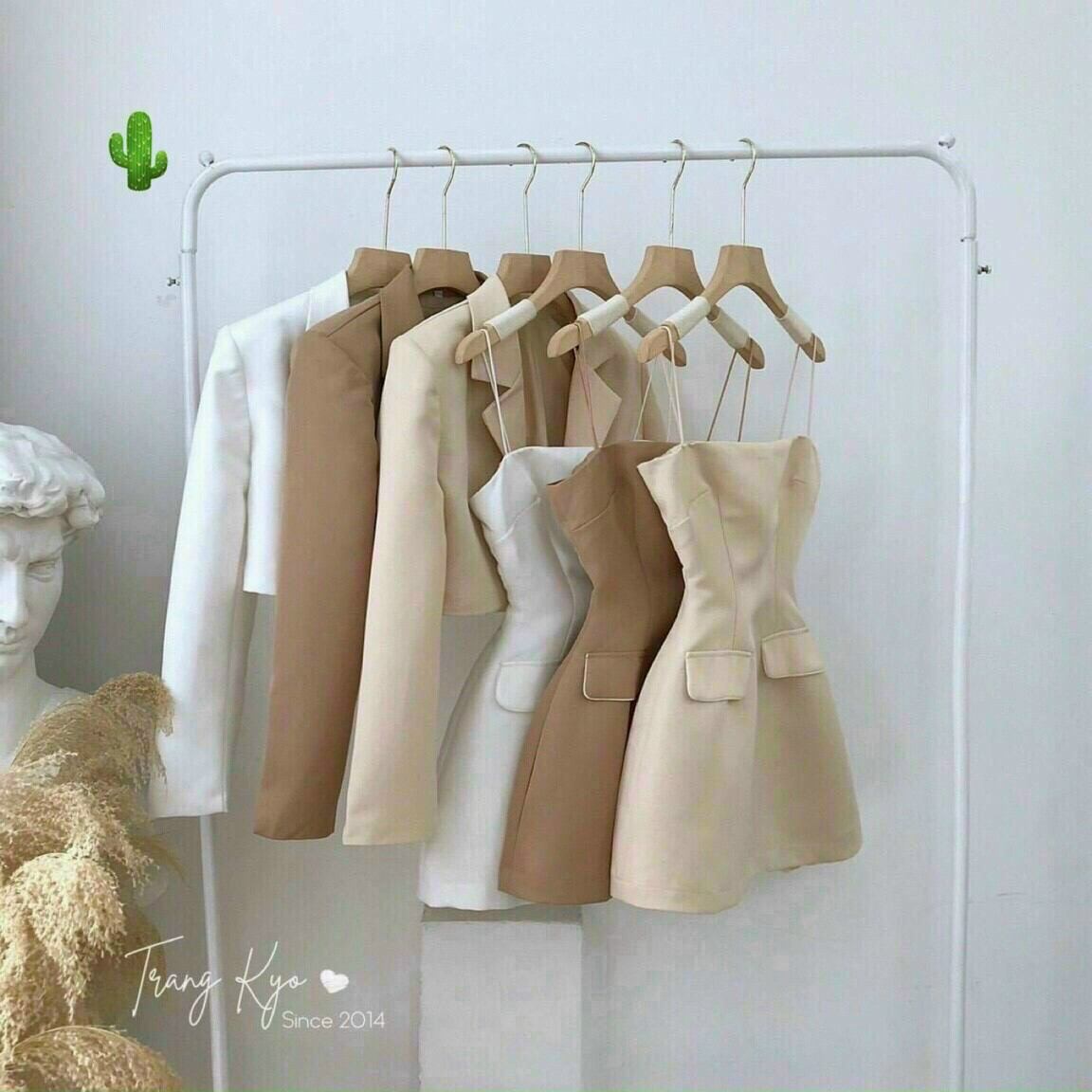 Sét vest rời công sở kèm áo khoác tuyết mưa dày dặn pcu