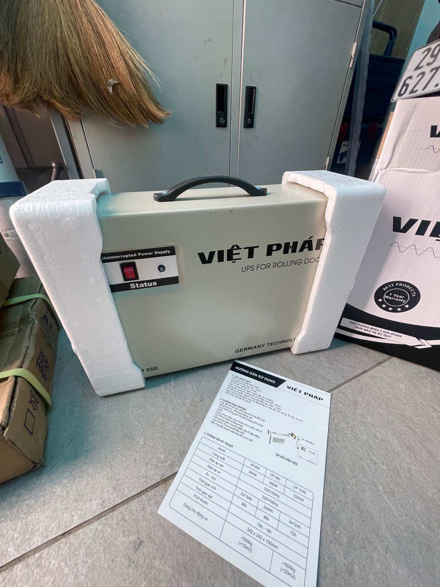 Lưu điện dùng cho cửa cuốn cao cấp 950W