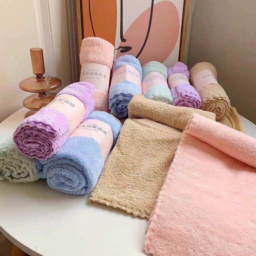 KhĂn mặt lông cừu Hàn Quốc mềm mịn