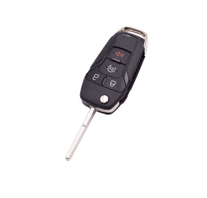 Vỏ chìa khoá độ gập xe Ford 4 nút ( 3 + 1 nút )