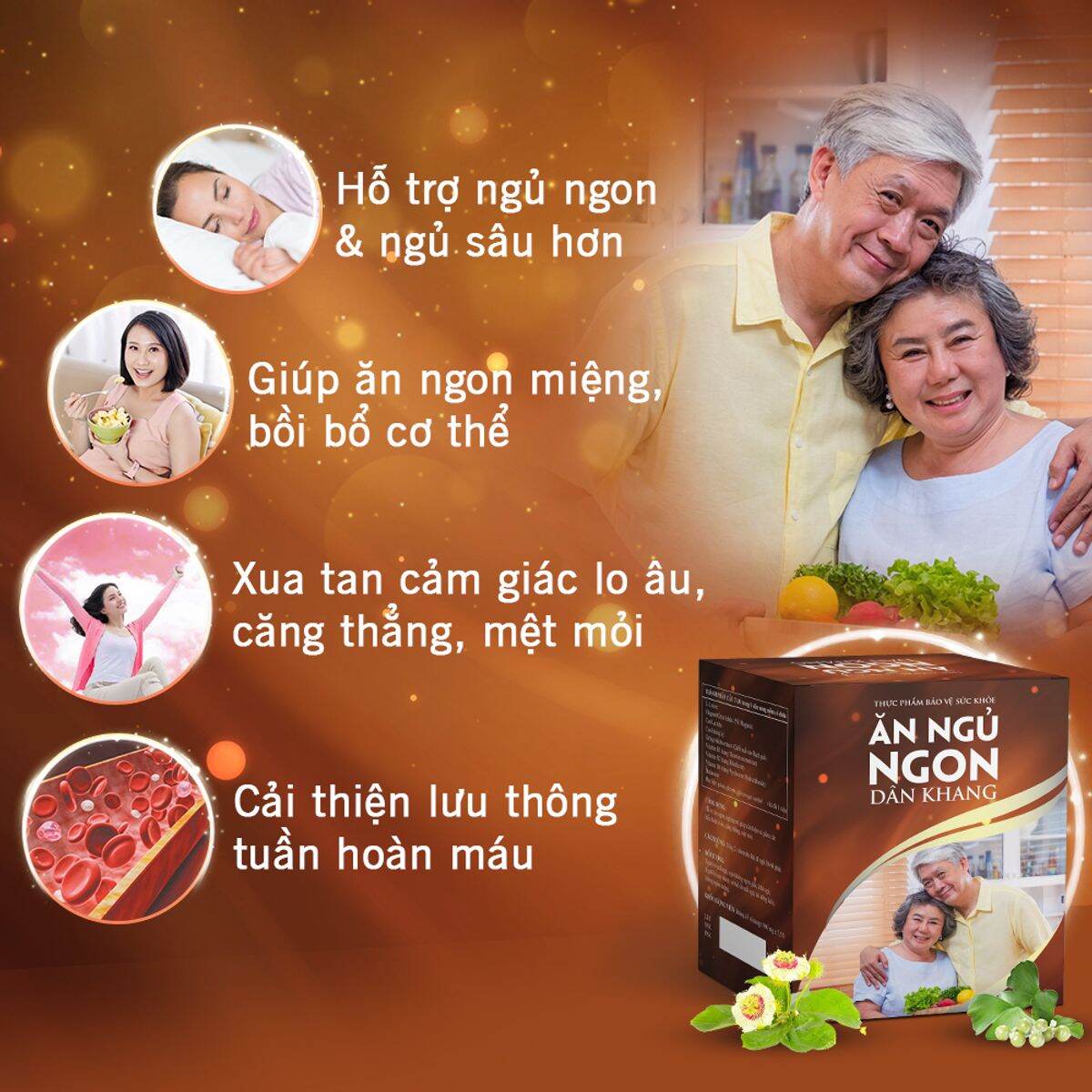 Viên uống hỗ trợ ăn ngủ ngon