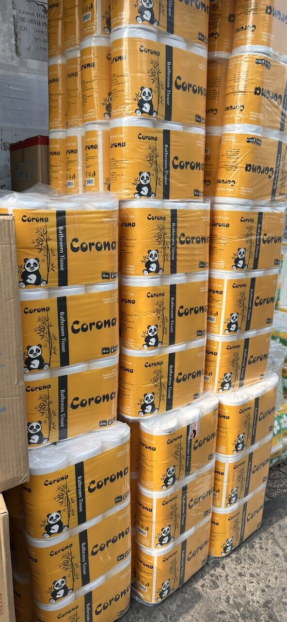 khăn giấy cuộn   Corona 6 cuộn  - 1 lốc