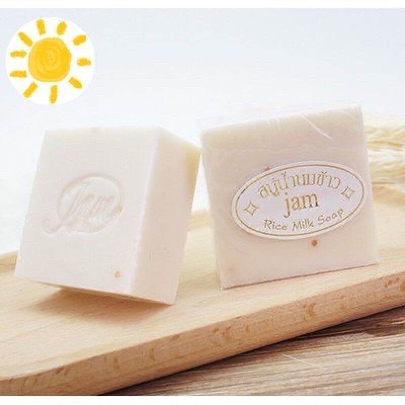 Xà Phòng Cám Gạo - Xà Phòng Trắng Da Thái Lan Jam Rice Milk Soap