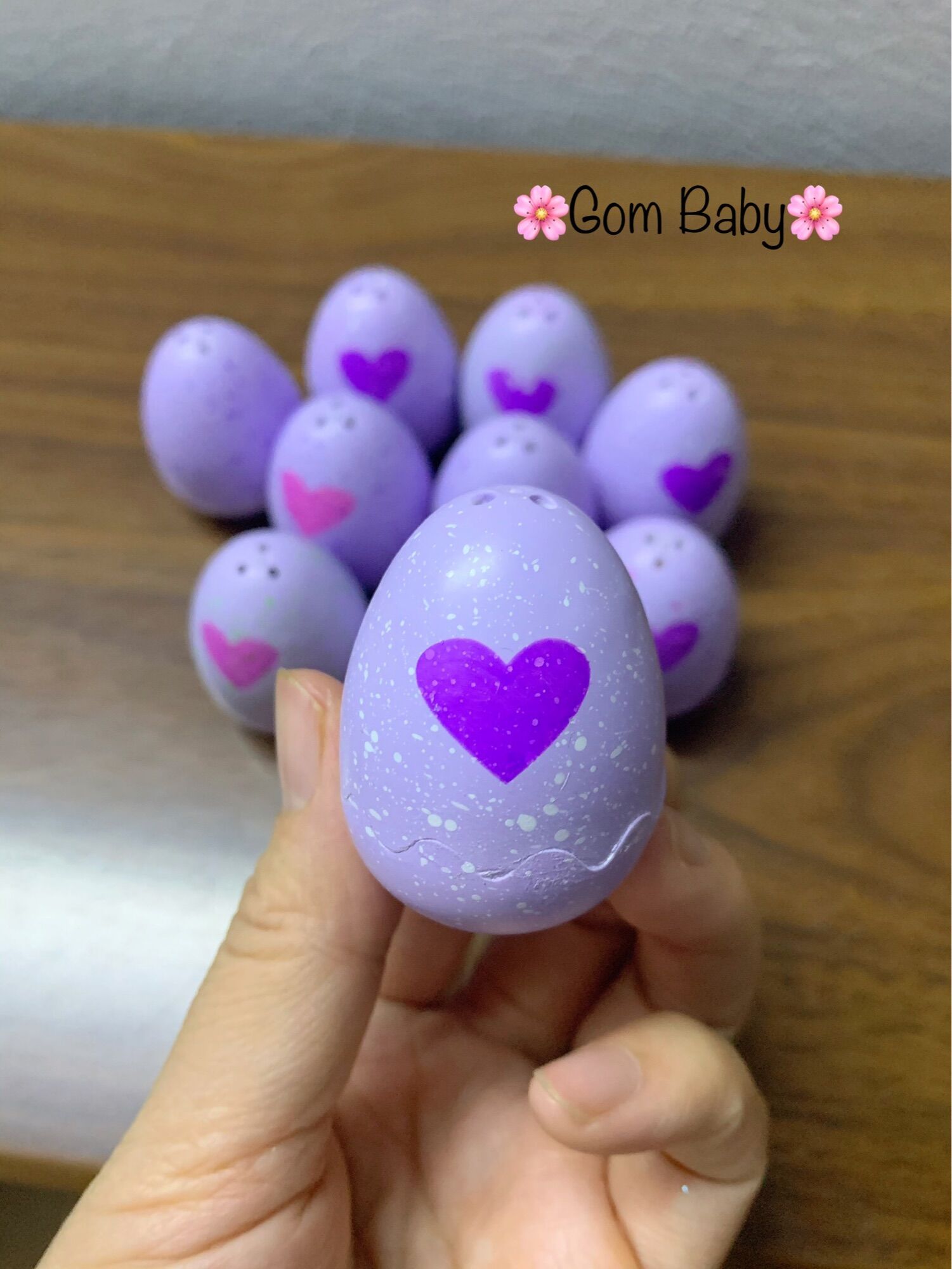 Set 10 Trứng Hatchimal Ss1 Tím {Không Trùng Mẫu}