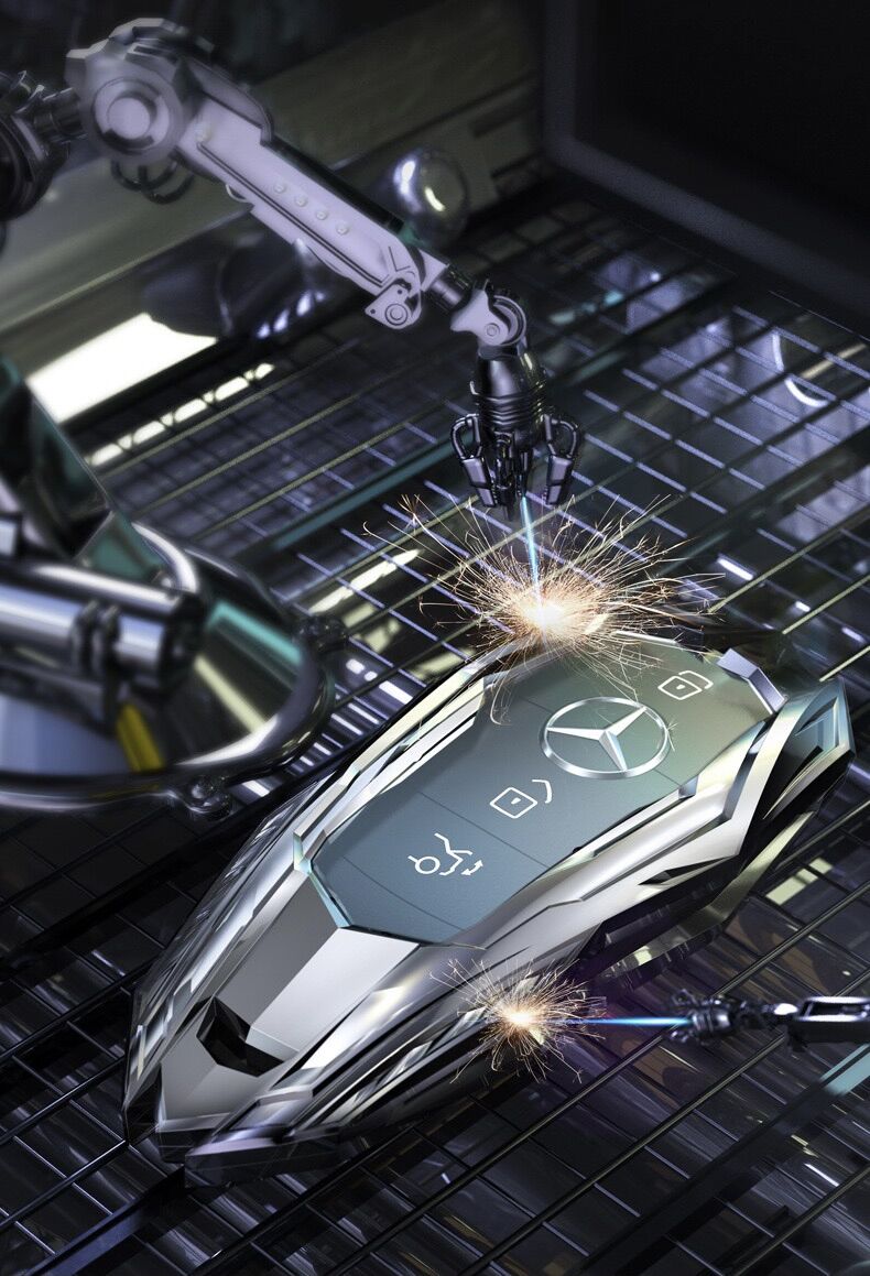 MÓC ỐP KHOÁ XE MERCEDES