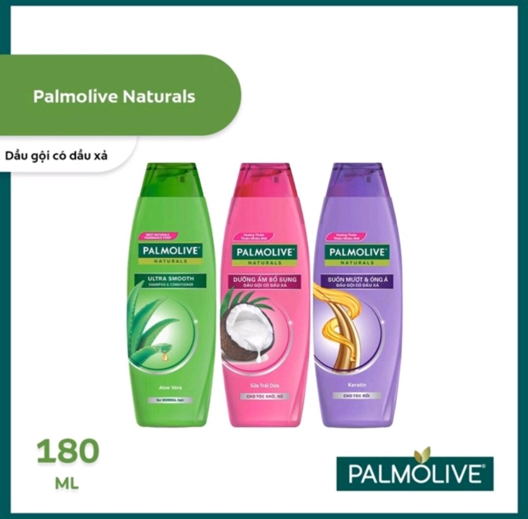 Dầu gội xả Palmolive 180ml