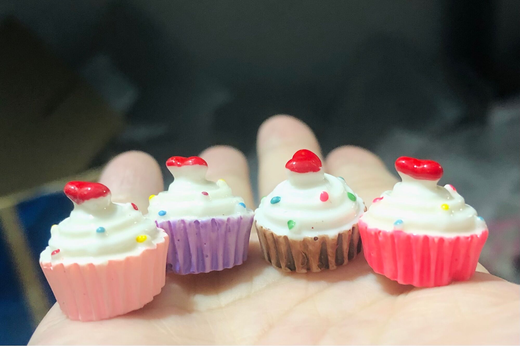 [HCM]Bánh Cupcake Nhiều Màu Charm Slime [1 cái ]