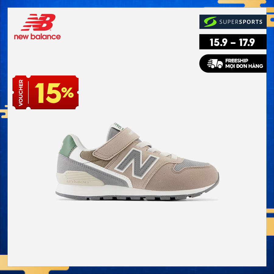 NEW BALANCE Giày thể thao trẻ em 996 Bungee Lace With Top Strap Yv996V3