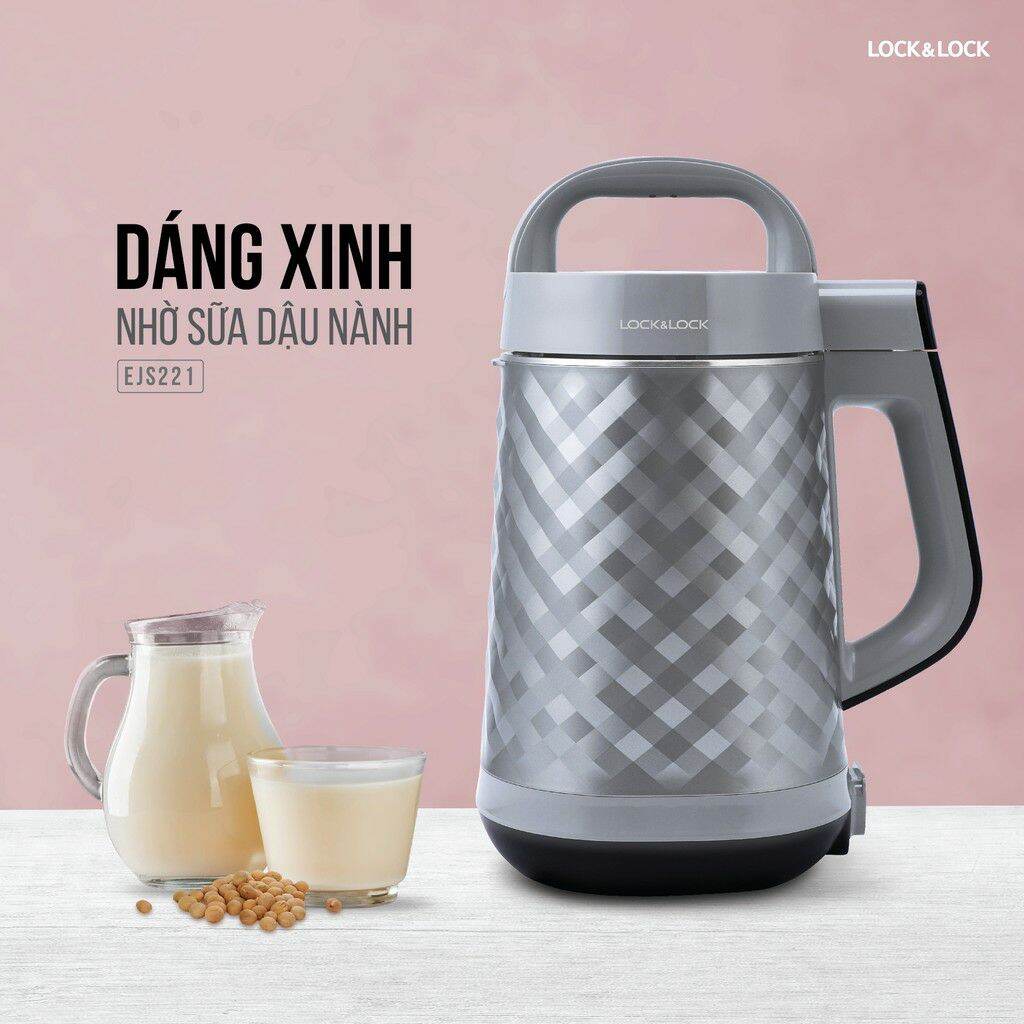 [HCM]Máy làm sữa đậu nành 1.2L Lock&Lock EJS221