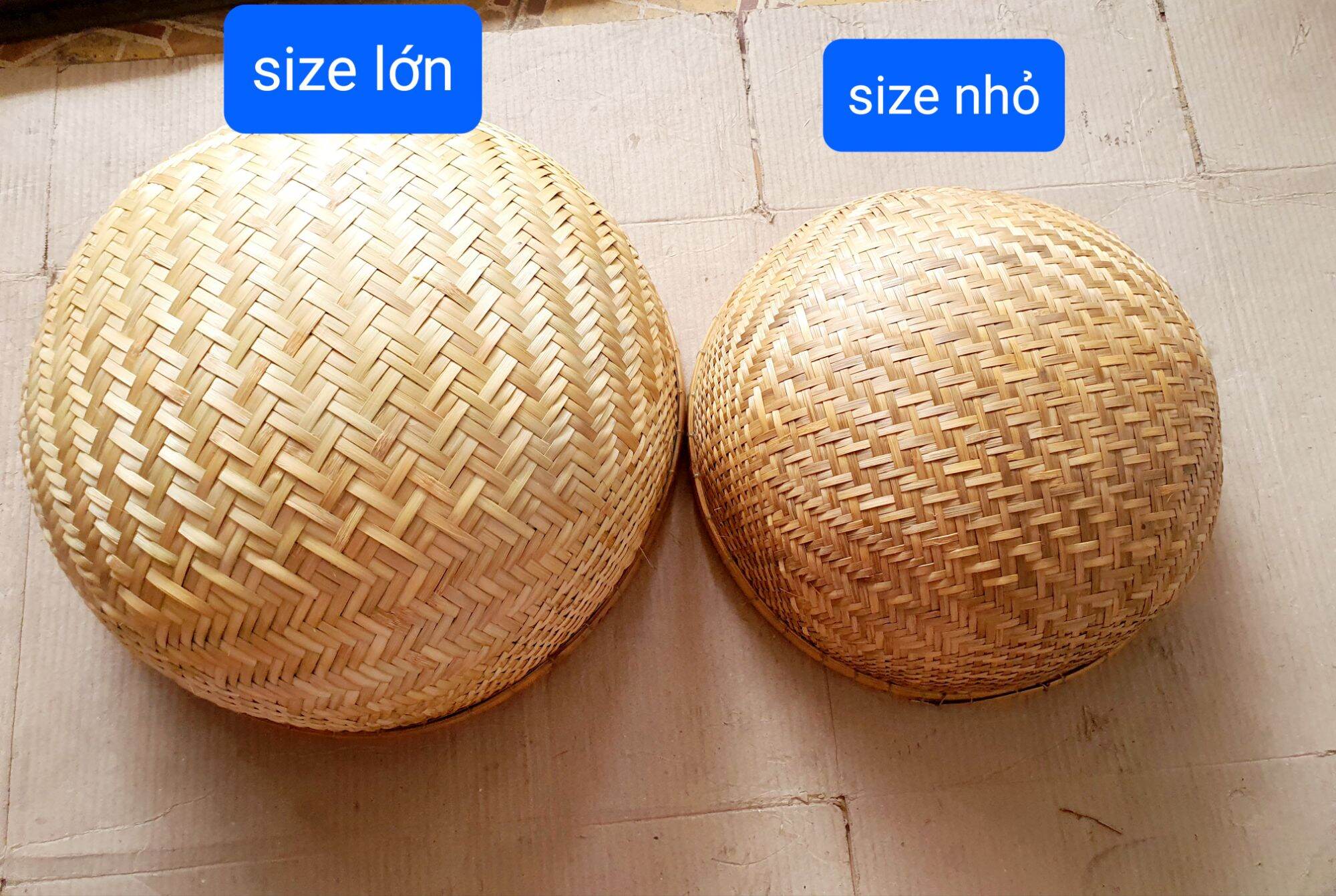 Thúng gạo đan tre loại 1, chắc chắn và bền đẹp