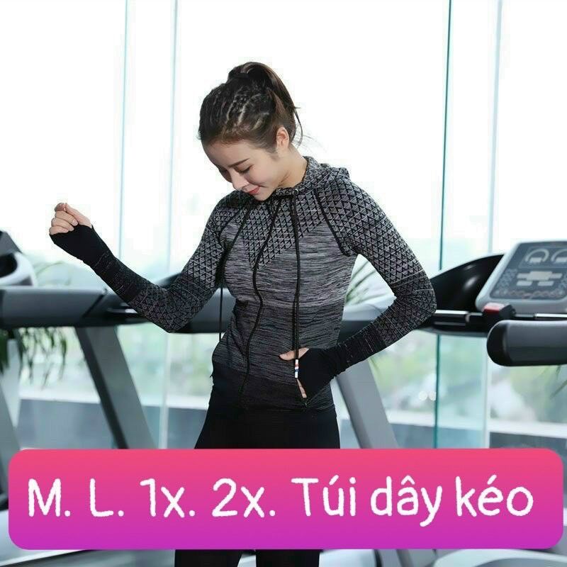Áo khoác thể thao nữ quản châu