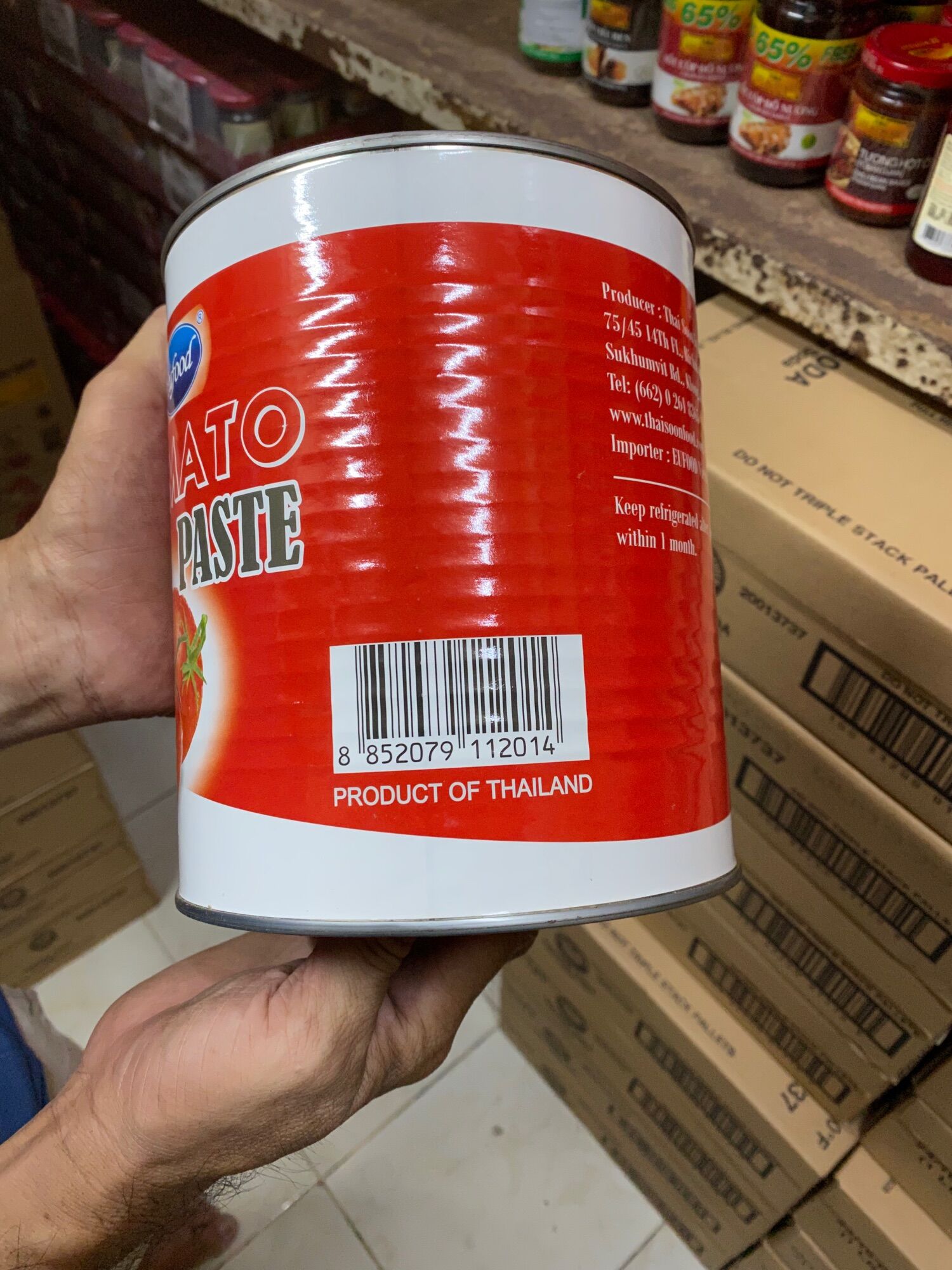 Cà Chua Xay Nhuyễn EUFOOD - Tomato Paste 3,2kg