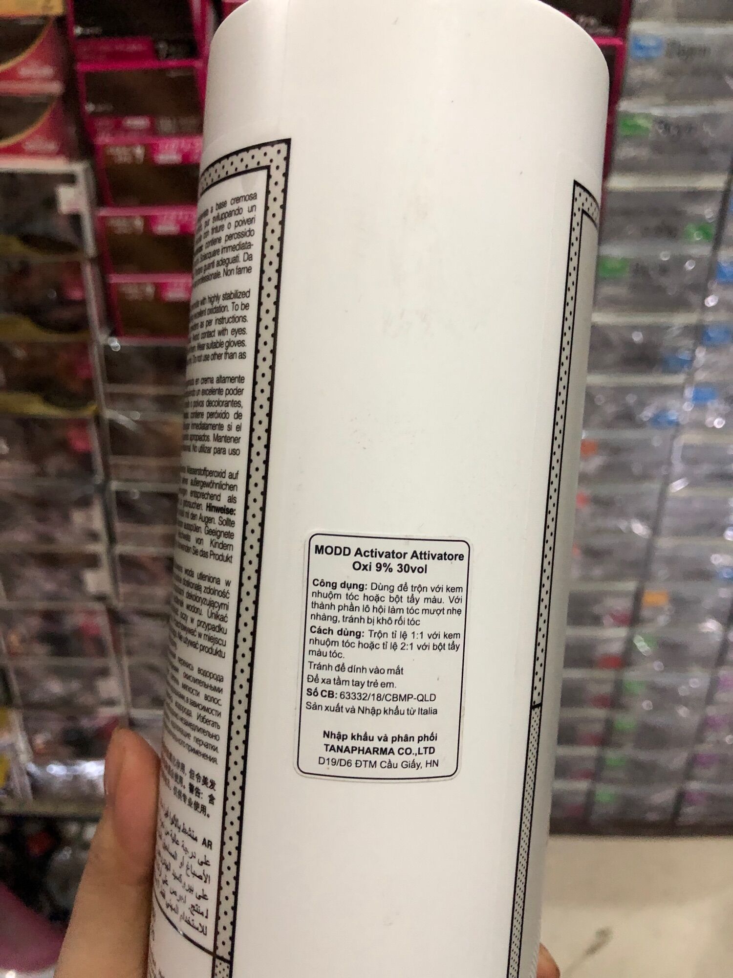 Oxy nhuộm tóc MOOD ACTIVATOR ATTIVATORE 9% 40VOL 1000ml