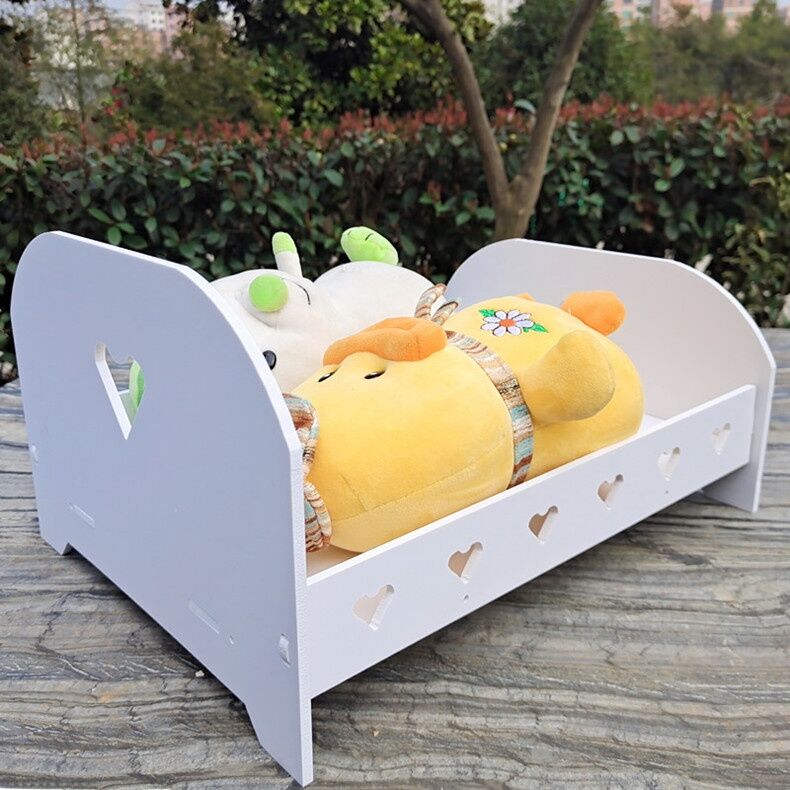 Hồng Cotton Vải Bông Nội Thất Nhà Búp Bê 20cm Búp Bê Bjd Lưu Trữ Đồ Chơi Nhỏ 30cm 6 Inch Cotton Vải 