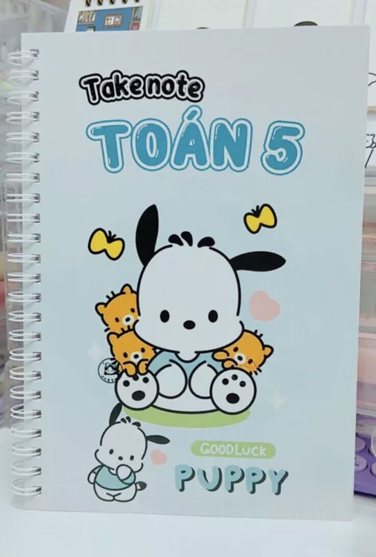 Sổ tay takenote toán 5 khổ a5
