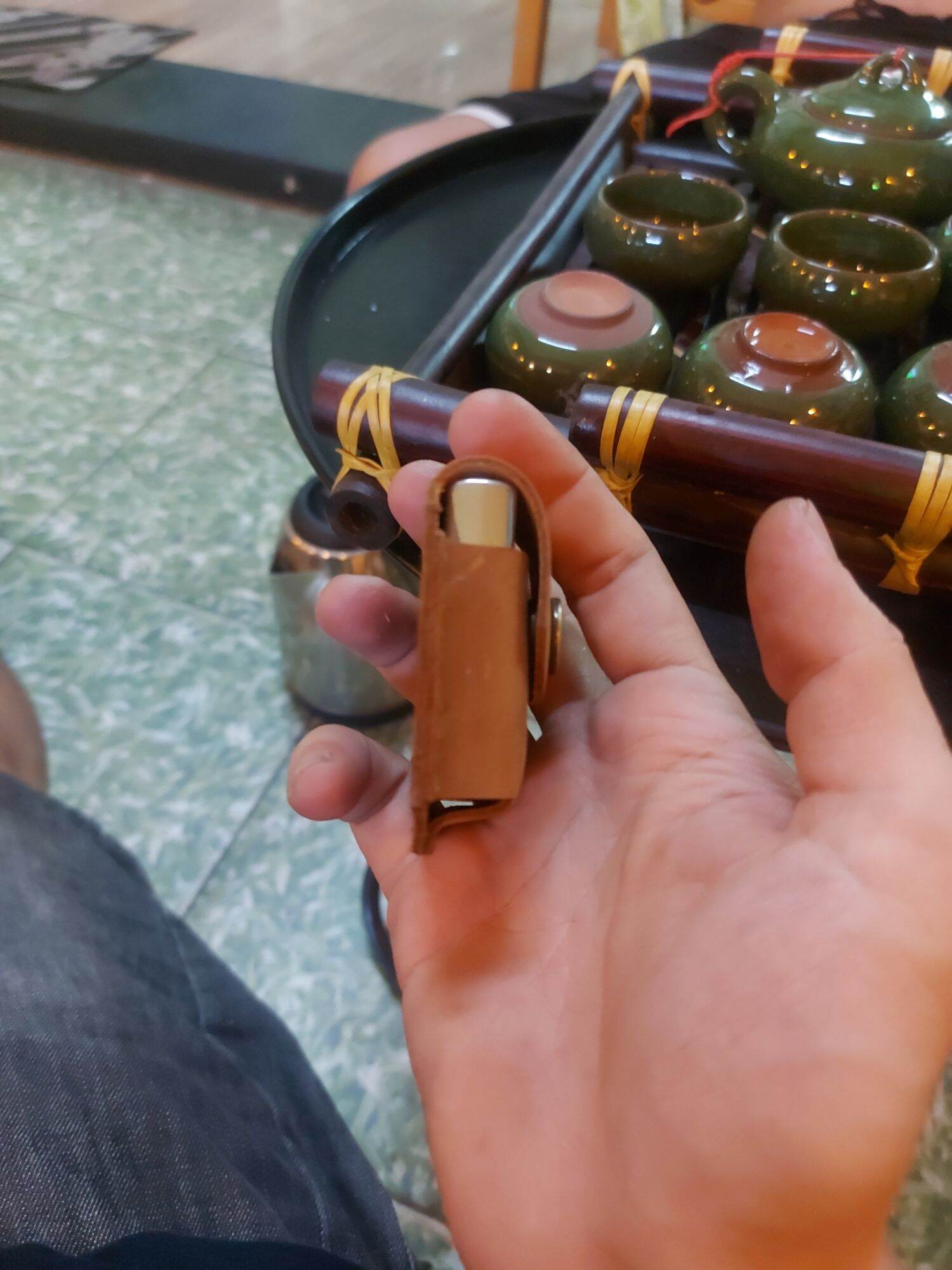 Bao da Zippo ( 100 % da bò thật )