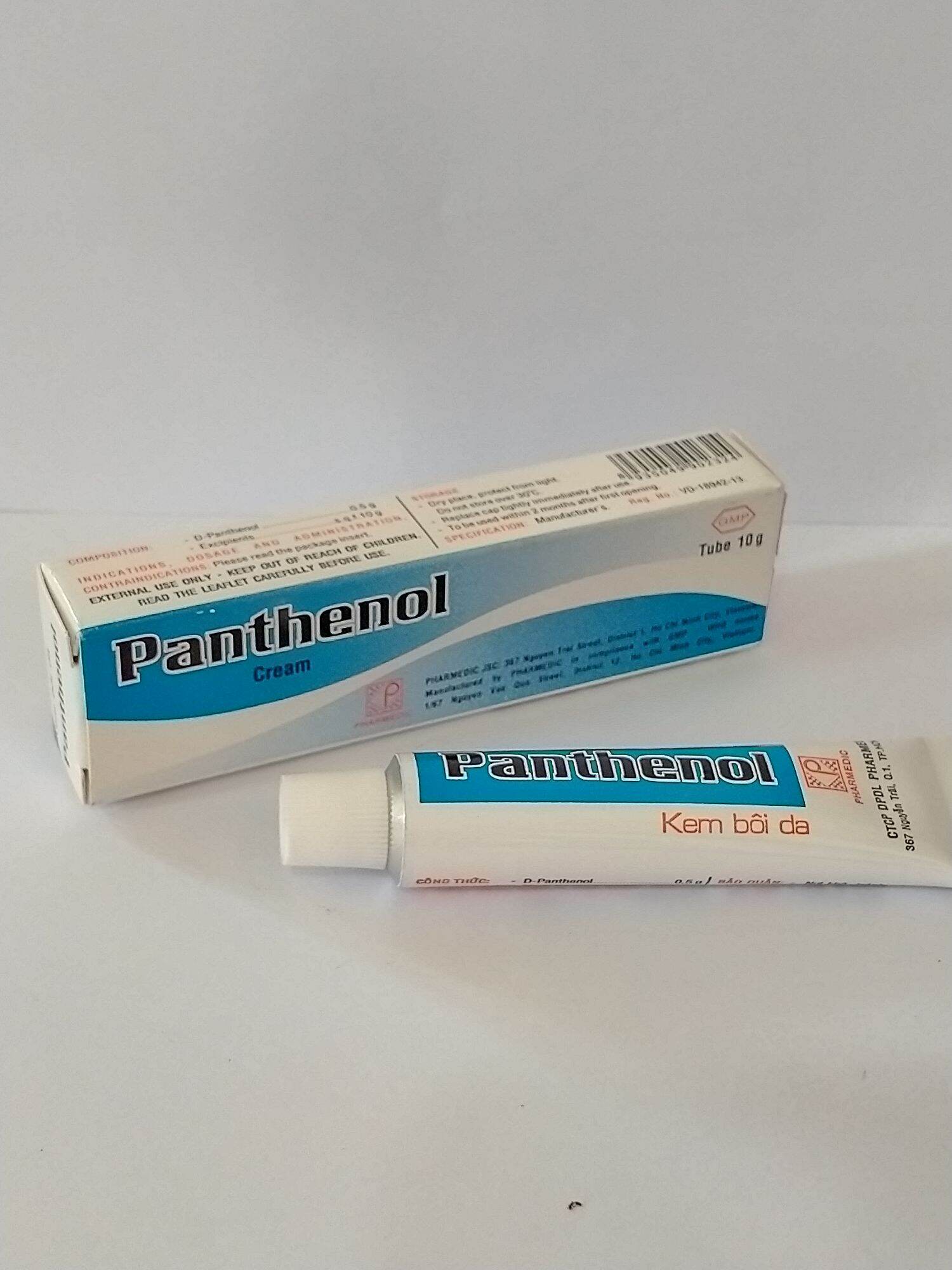 Combo 5 Tub Kem Bôi Da Panthenol Tub 10G Dùng Cho Trường Hợp Hăm Da Khô Da.