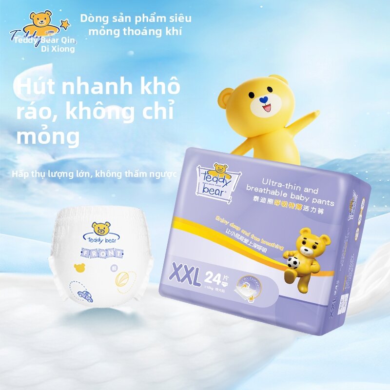 Teddy Bear | Ultra Thin Baby Pants XL-3XL