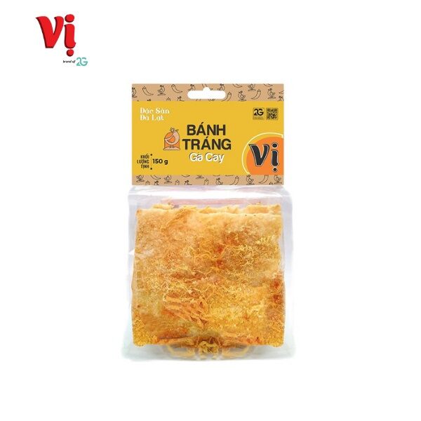Bánh tráng gà cay vị - túi 150g - lizury