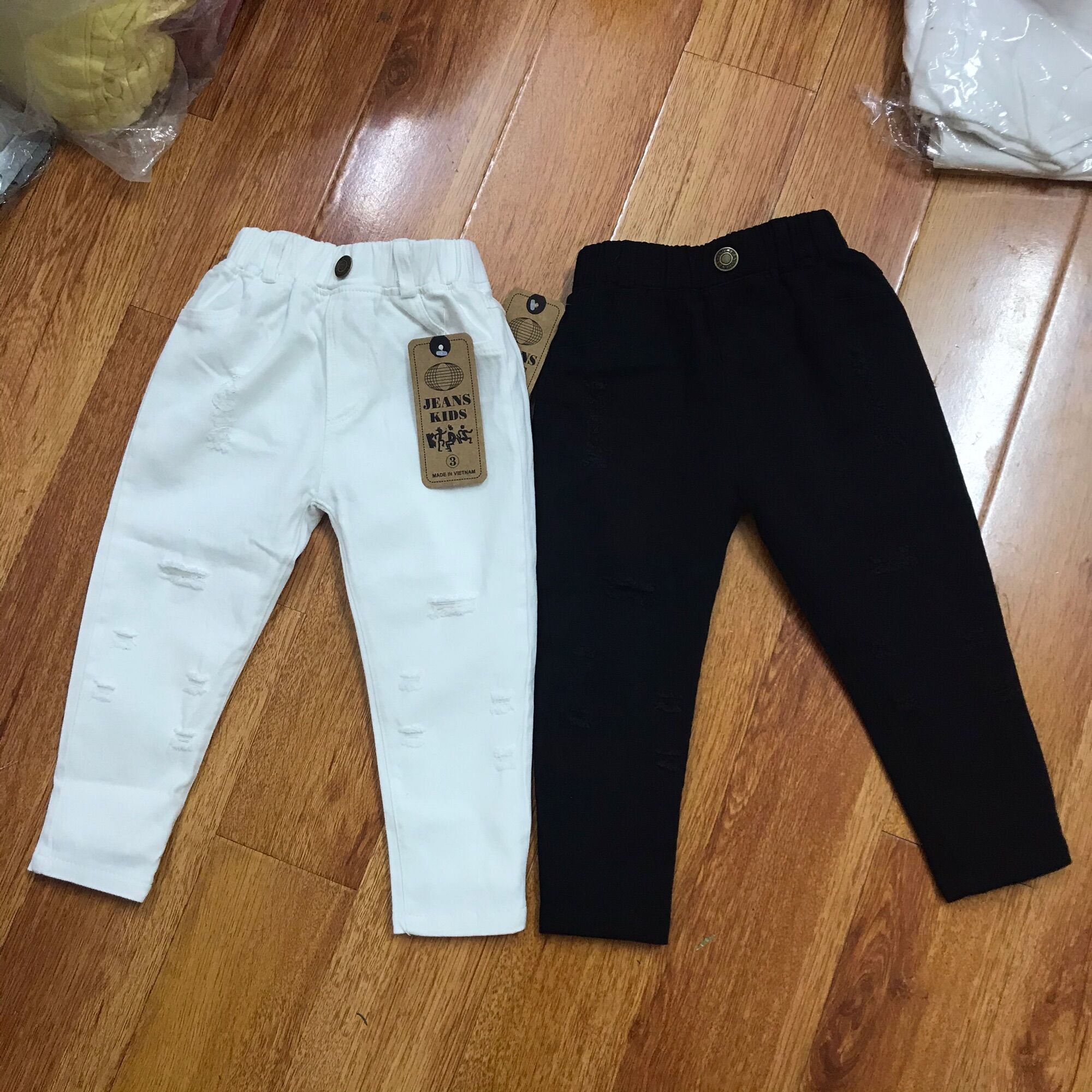 Quần Dài Ka Ki mềm bé trai bé gái chất Kaki mềm 10-30kg