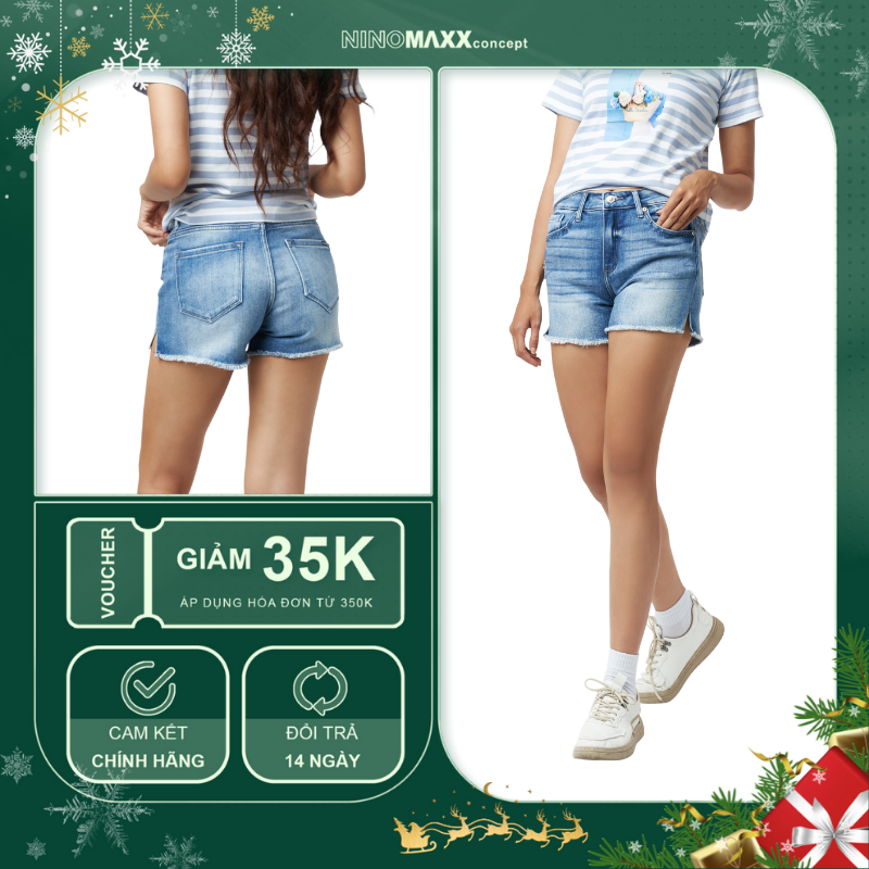 NINOMAXX Quần short Jean Nữ 2202016