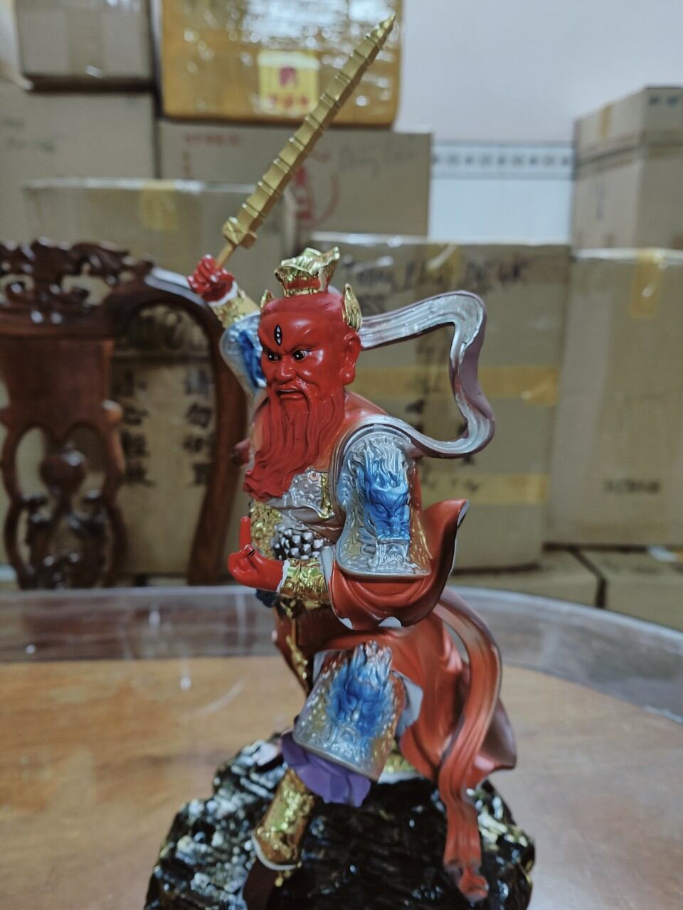 Tượng Vương Linh Quan cao 30cm