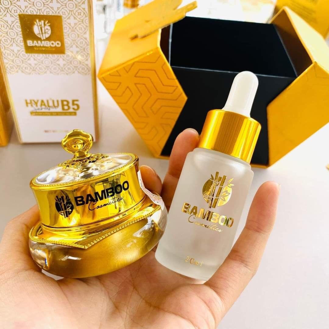 [𝐂𝐡𝐢́𝐧𝐡 𝐇𝐚̃𝐧𝐠] Combo kem face Bamboo và serum B5 Bamboo (Kèm Quà)