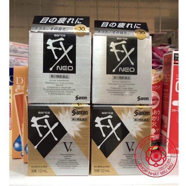 NHỎ MẮT SANTE NEO VÀNG, BẠC FX 12ML Nhật Bản