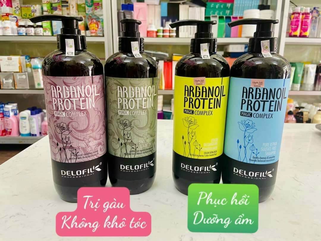 cặp dầu gội Delofil
