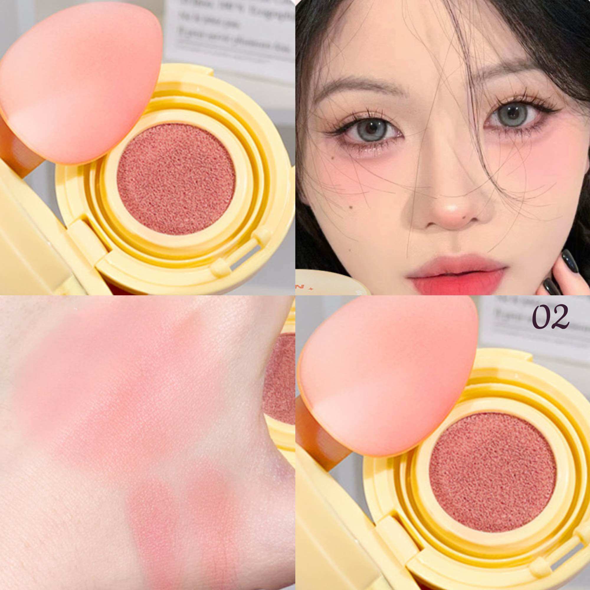 Má hồng dạng cusion Xixi Cushion Cream Blusher