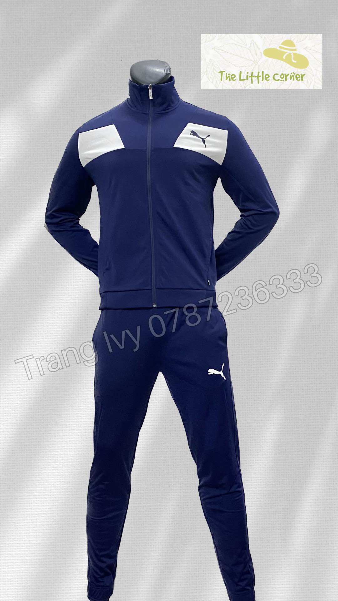 (Size L) Bộ thể thao nỉ nam Puma