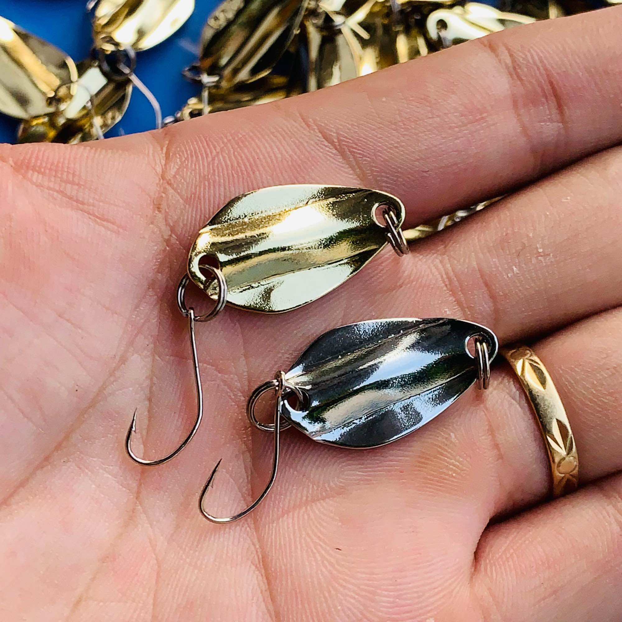 Thìa lượn spoon 2g câu cá mương mồi giả câu rô phi