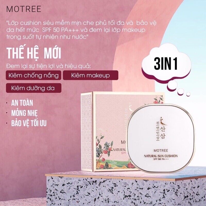 Phấn phủ Cushion chống nắng Motree