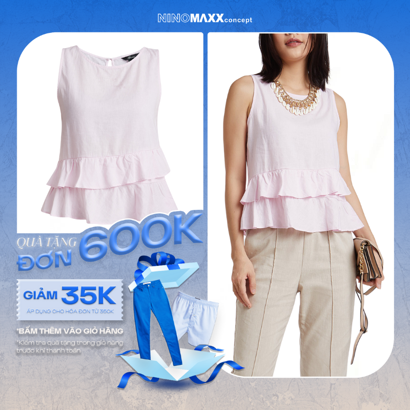 N&M Áo Kiểu Nữ Linen 1901042