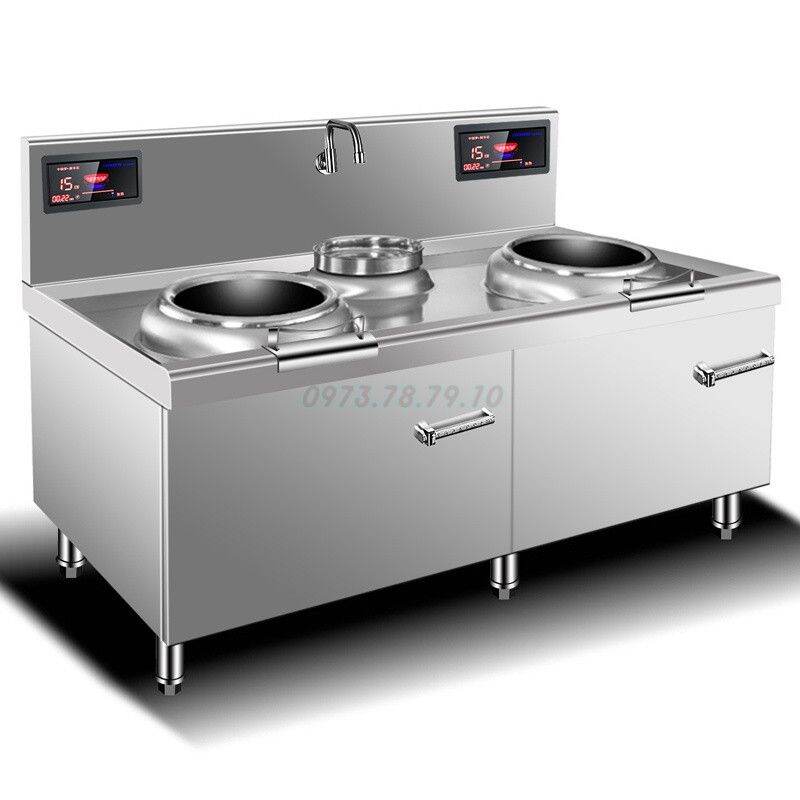 Bếp từ công nghiệp xào đôi chảo rời