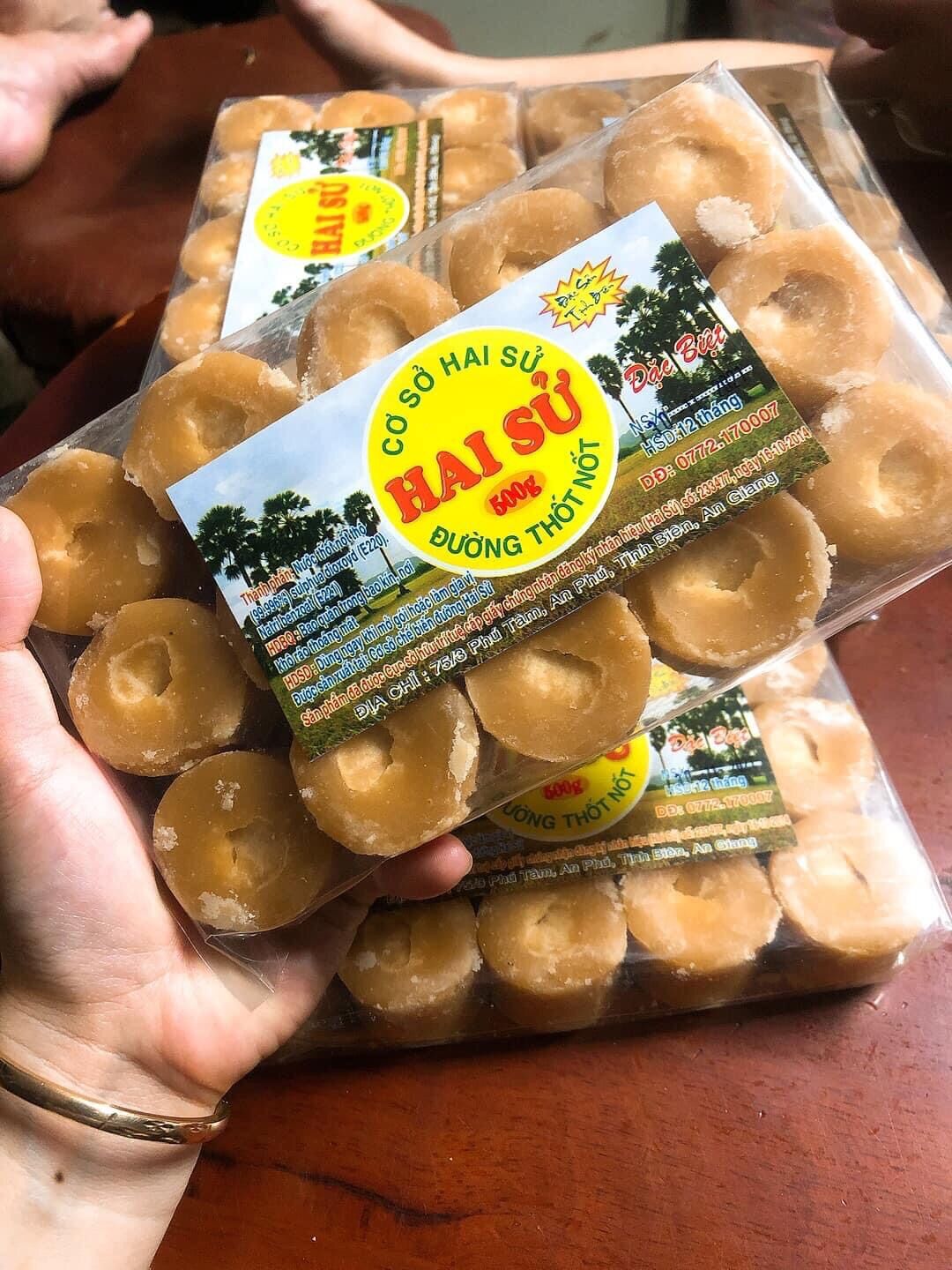 Đương thốt nốt Hai Sử Đặc sản nổi tiếng An giang 500g