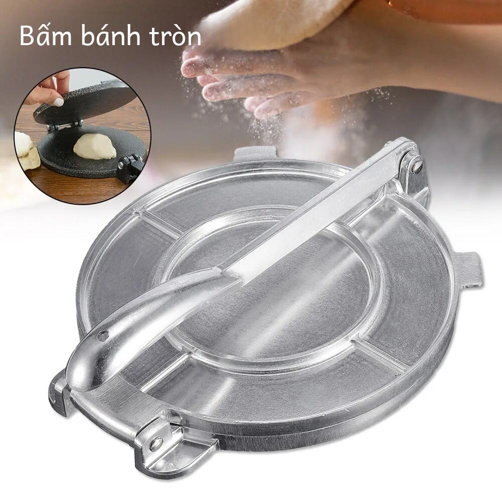 Máy ép bánh Tortilla bằng nhôm đúc thân thiện với môi trường Máy ép bột ngô dễ sử dụng cho bánh Tort