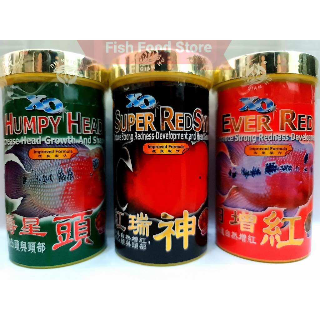 Thức ăn cho cá la hán XO hỗ trợ tăng đầu màu châu của Singapore