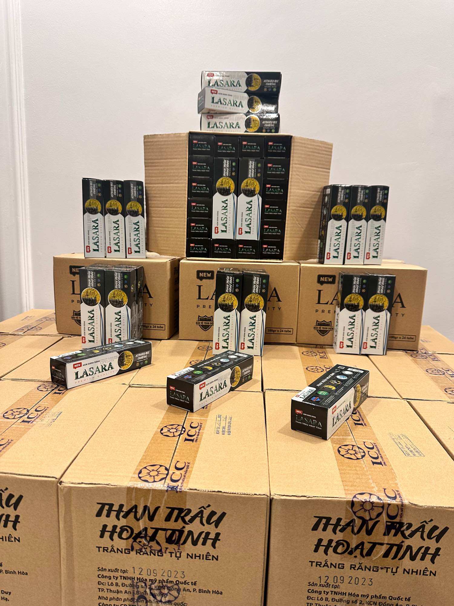 Combo 3 tuýp kem đánh răng Lasara