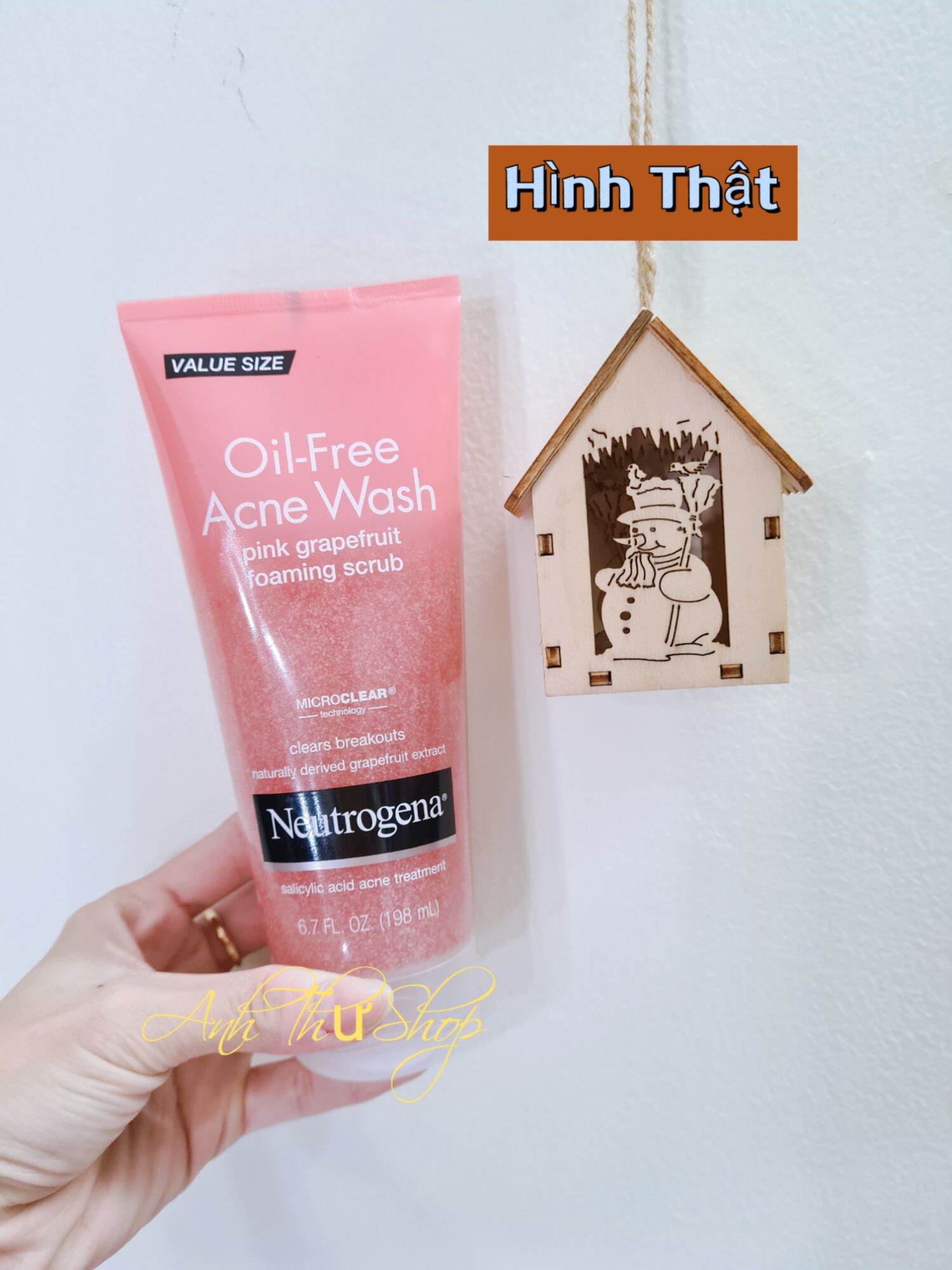 Sữa Rửa Mặt Có Hạt Neutrogena Pink Grapefruit Foaming Scrub