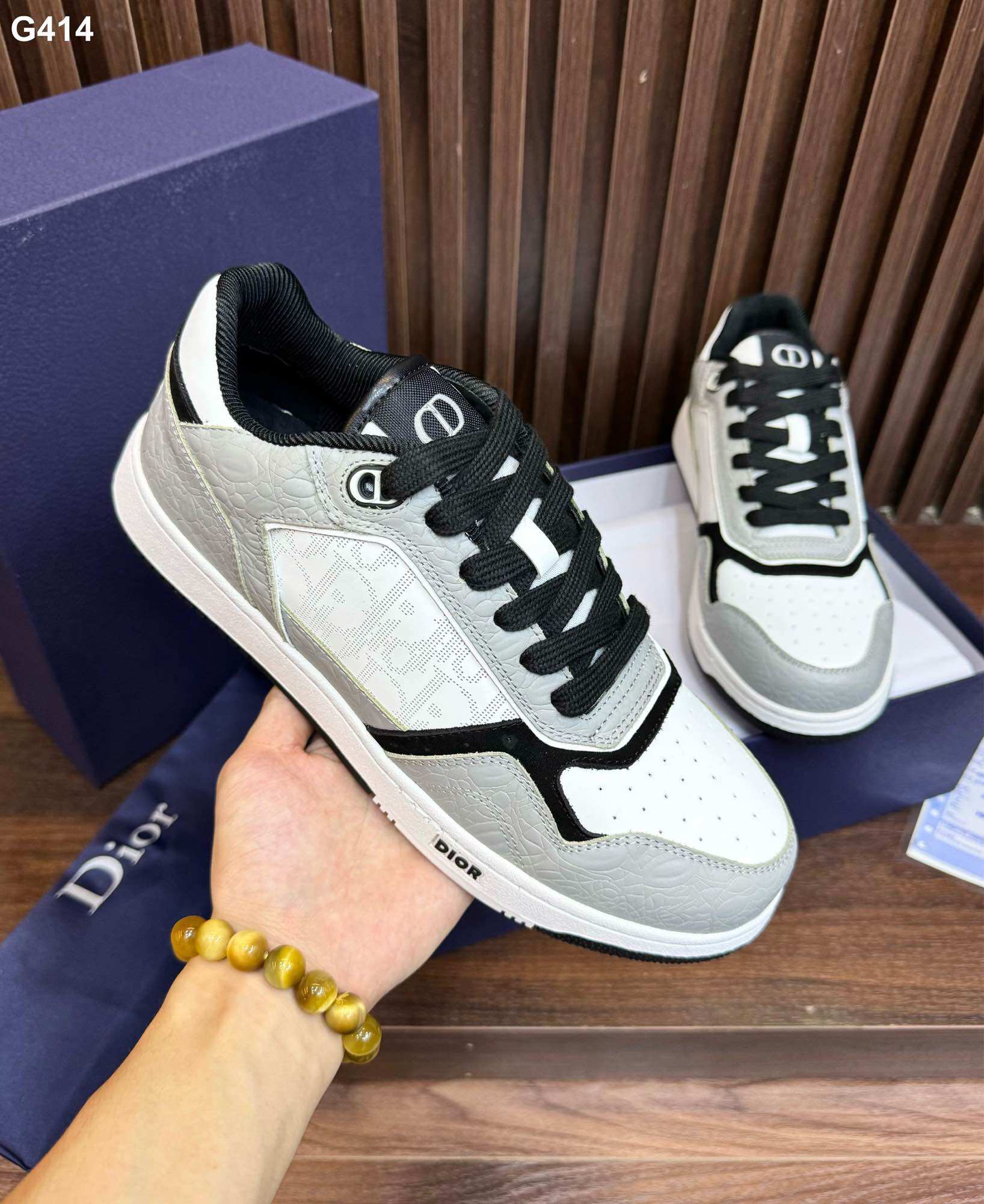 [HOT🔥] ⚡️𝐅𝐑𝐄𝐄 𝐒𝐇𝐈𝐏⚡️ Giày thể thao D𝕚or phối xám đen hot hit fullbox