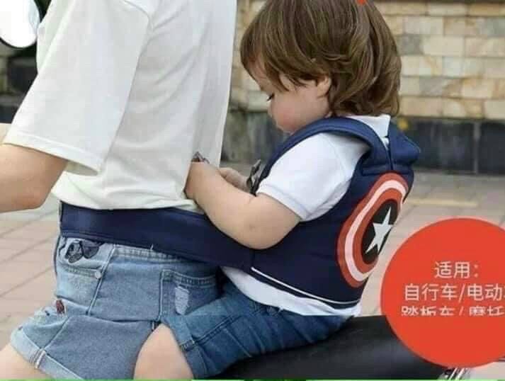 Đai đi xe máy cho bé. Đai ba lô