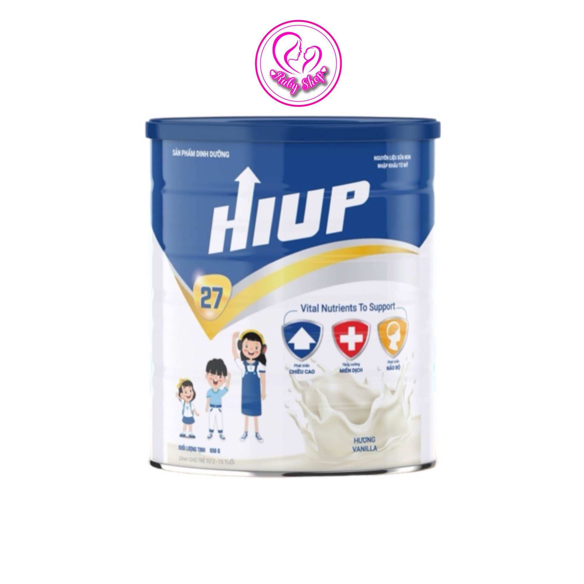 Sữa Hiup tăng chiều cao cho trẻ từ 2 tuổi hộp 650g chính hãng