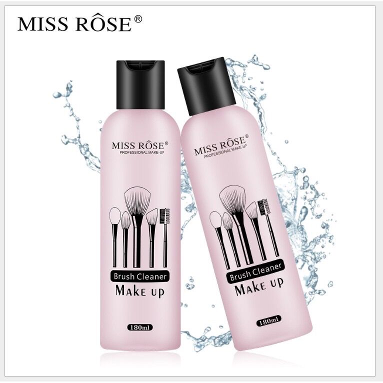 Nước rửa cọ trang điểm mút tán miss rose
