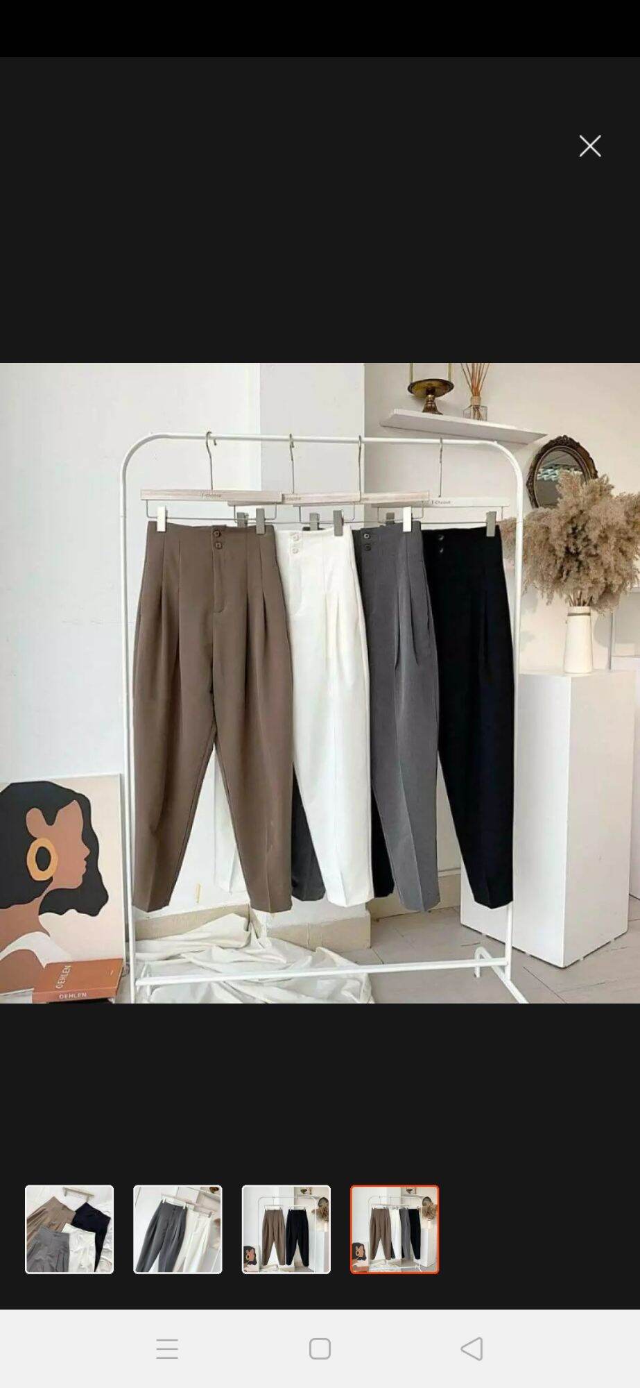 Quần tây công sở cạp cao