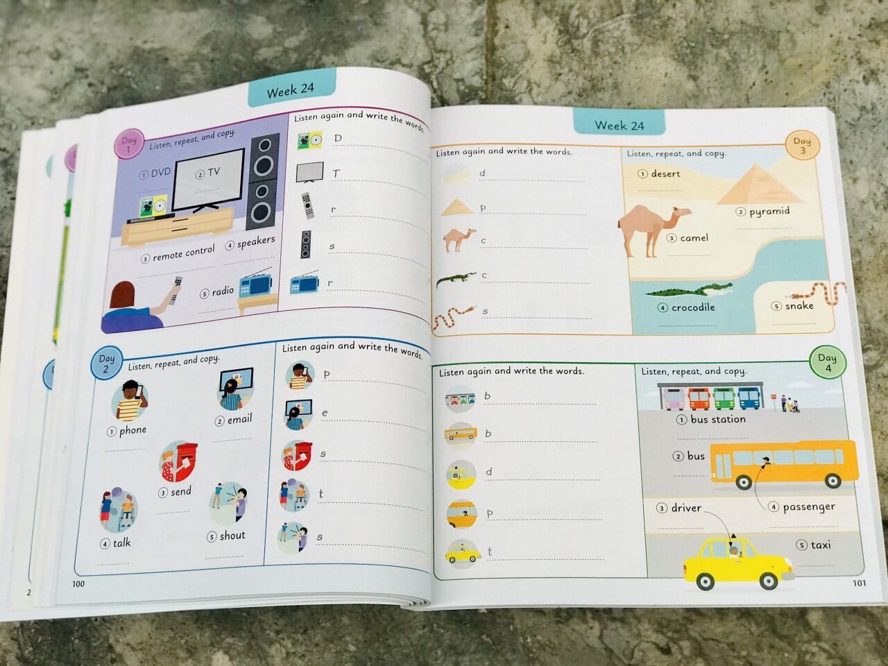 SÁCH - English For Everyone Junior, 5 words aday - tặng mp3