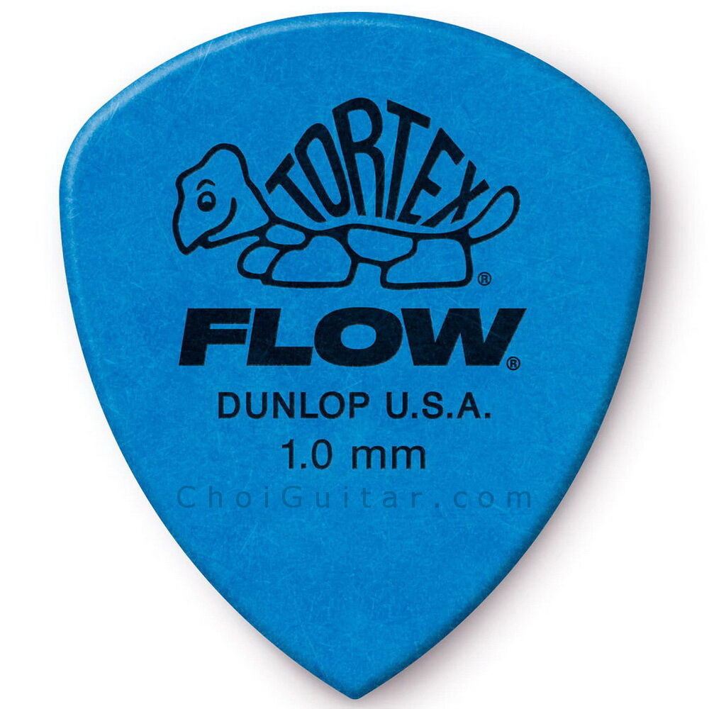 USA 6 Dunlop Tortex Flow 1.0mm - Phím đàn Guitar - Pick - Picks (móng gảy)