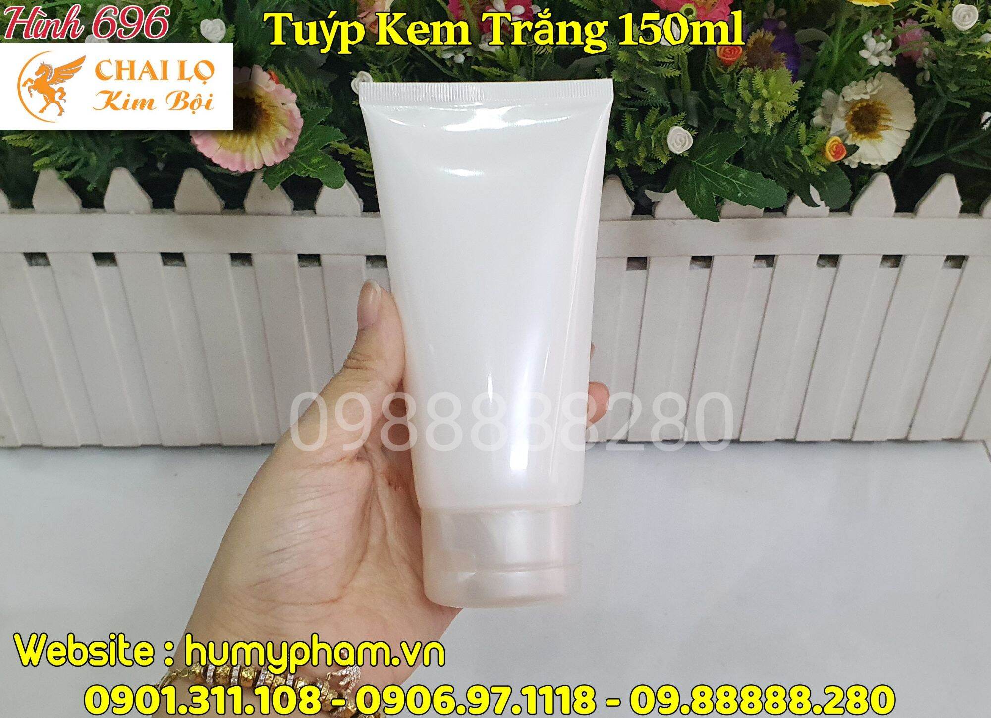 Chai lọ chiết mỹ phẩm - Tuýp kem 150ml