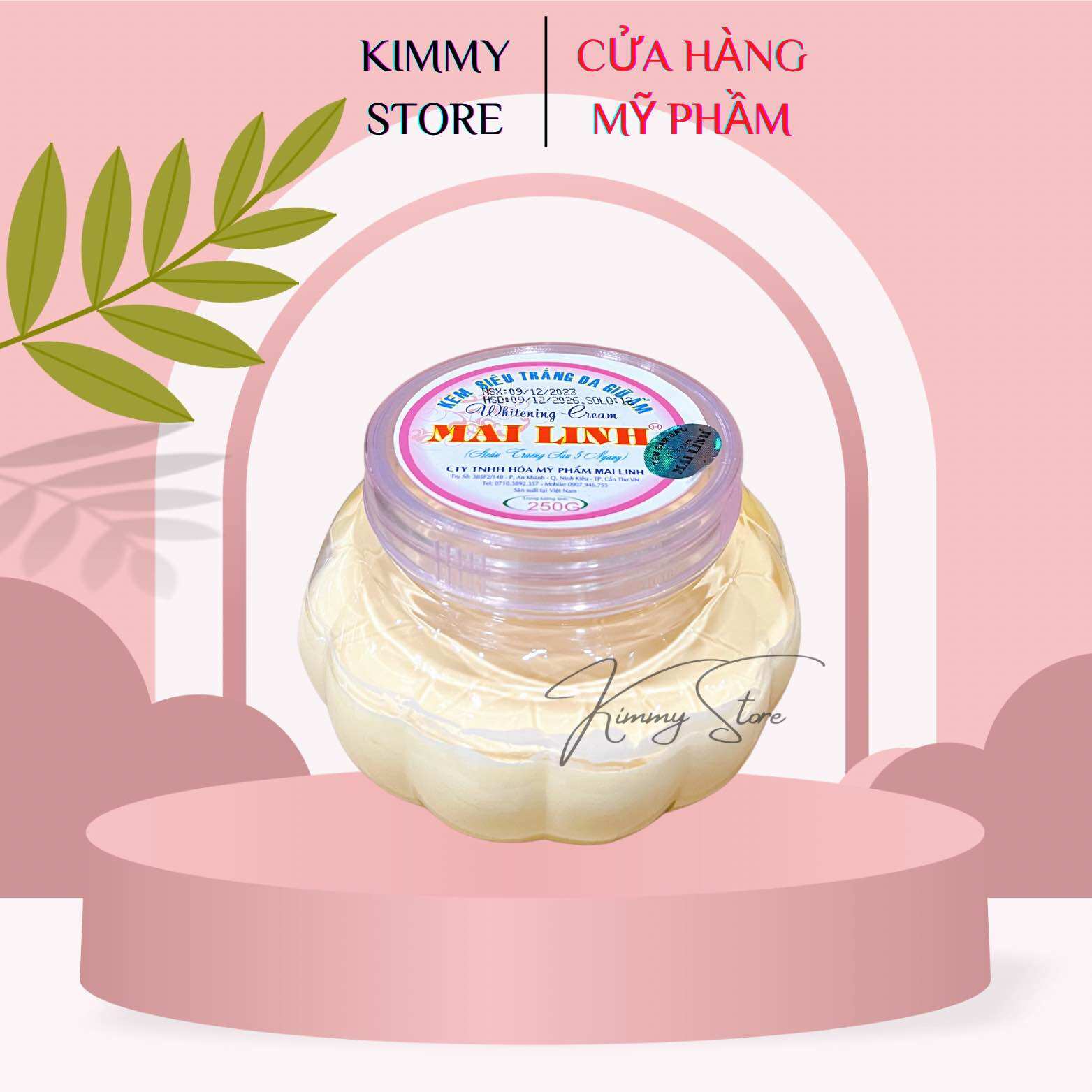 Lẻ 1 hộp kem tẩy trắng trái bí Mai Linh đặc 250g