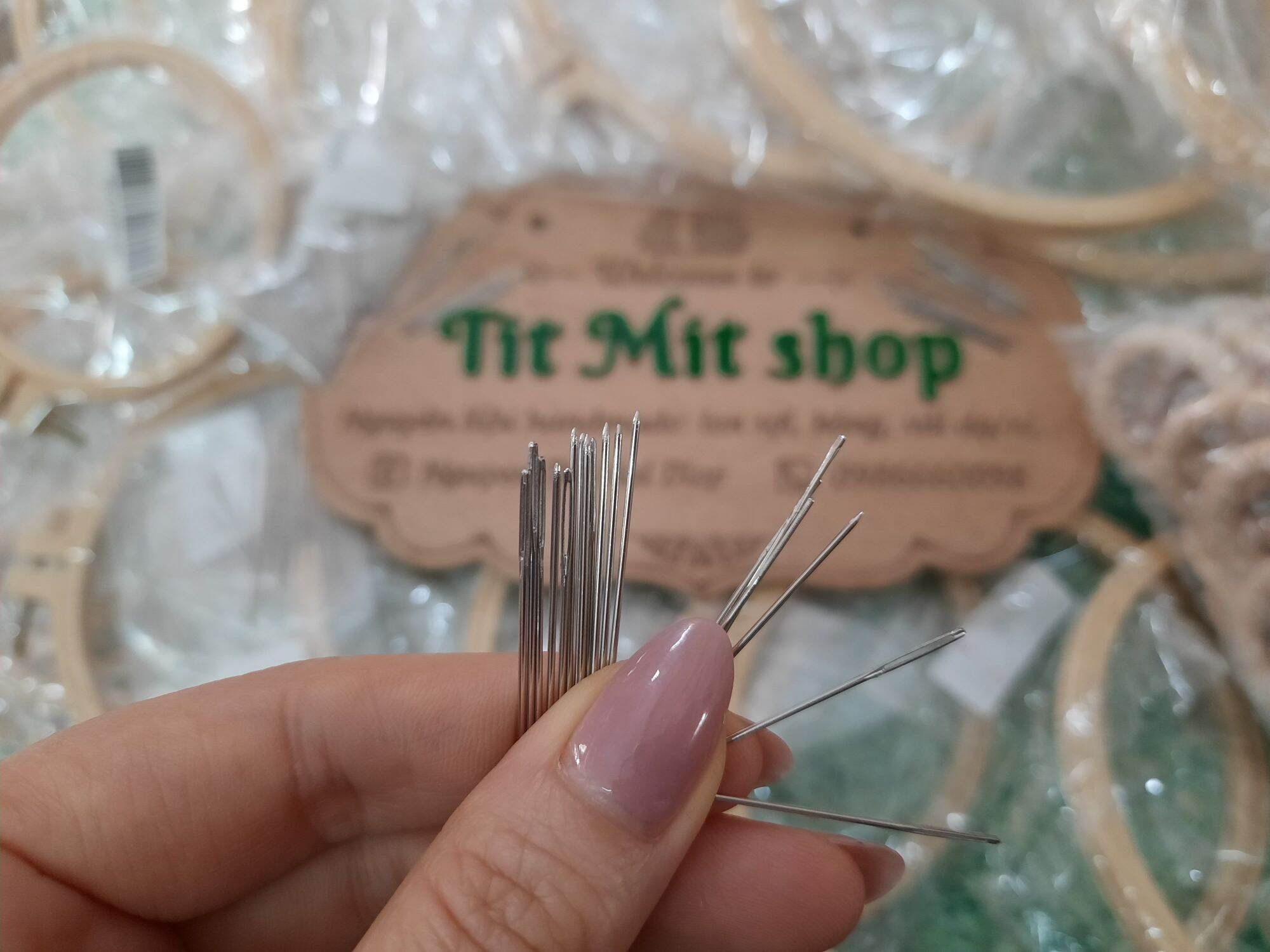 Set 10 kim thêu siêu tốc, kim khâu